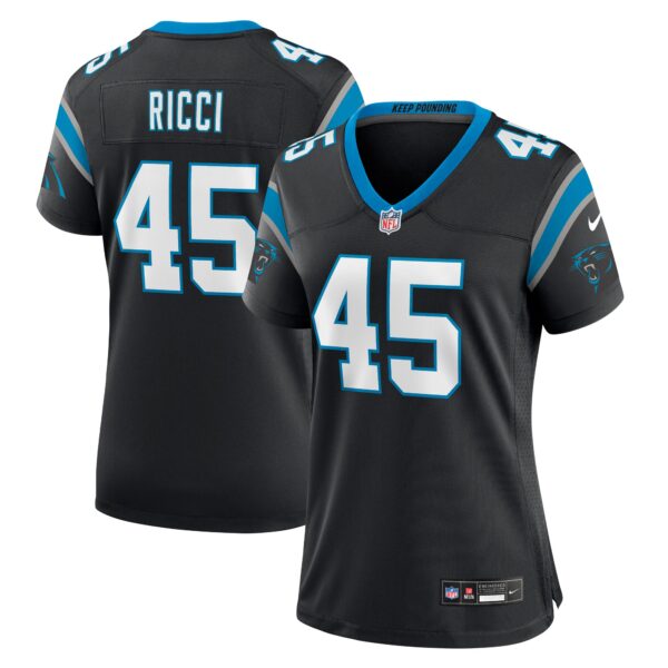 Giovanni Ricci Carolina Panthers Nike Women’s Team Game Jersey – Black