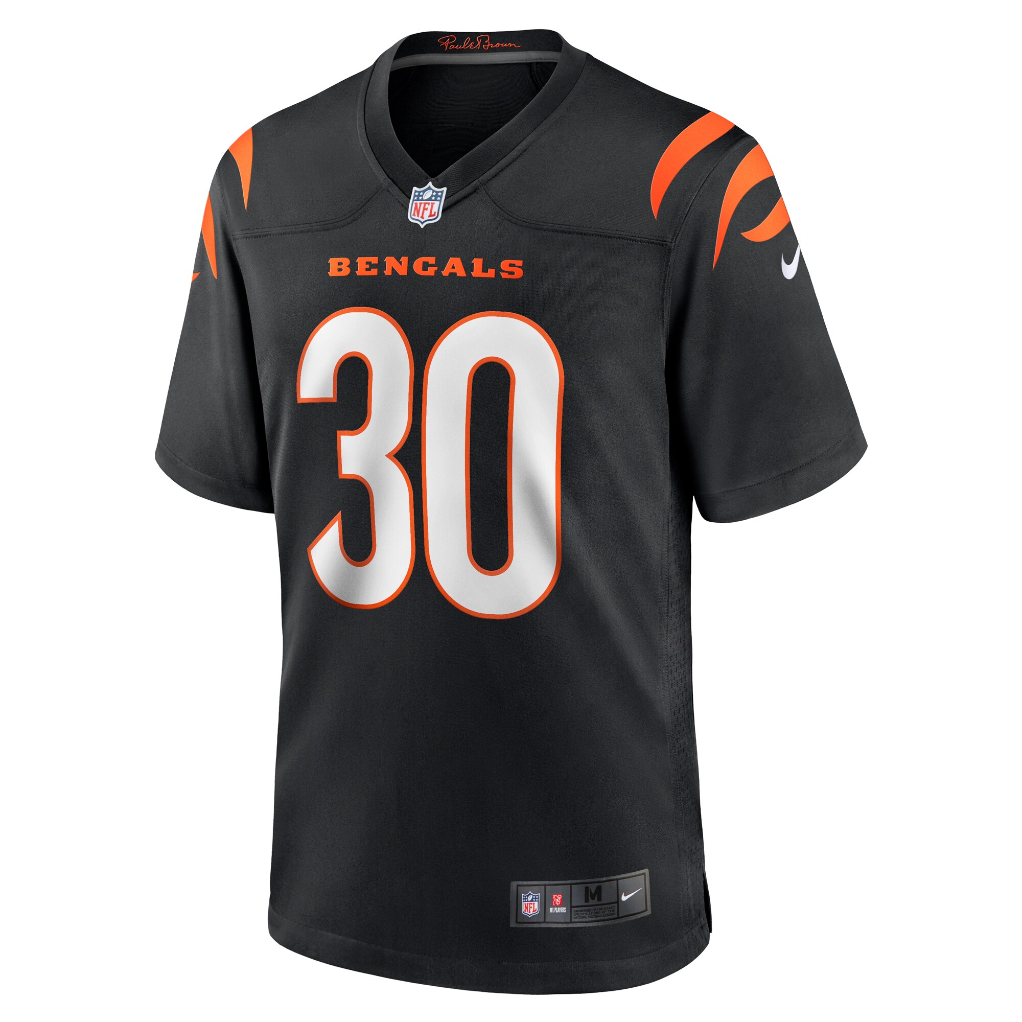 Chase Brown Cincinnati Bengals Nike Team Game Jersey – Black - Image 2