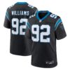 Raequan Williams Carolina Panthers Nike Team Game Jersey – Black