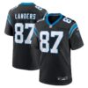 Matt Landers Carolina Panthers Nike Game Jersey – Black