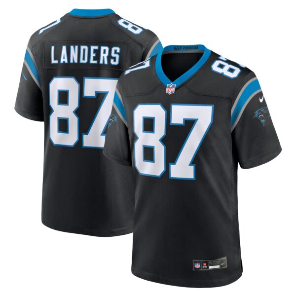 Matt Landers Carolina Panthers Nike Game Jersey – Black