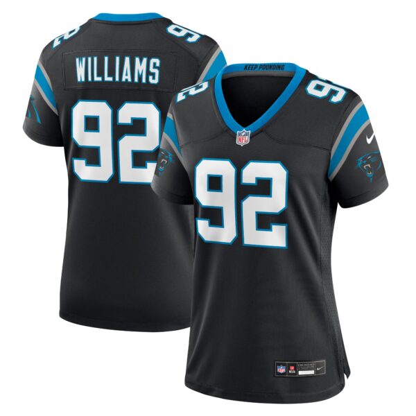 Raequan Williams Carolina Panthers Nike Women’s Team Game Jersey – Black