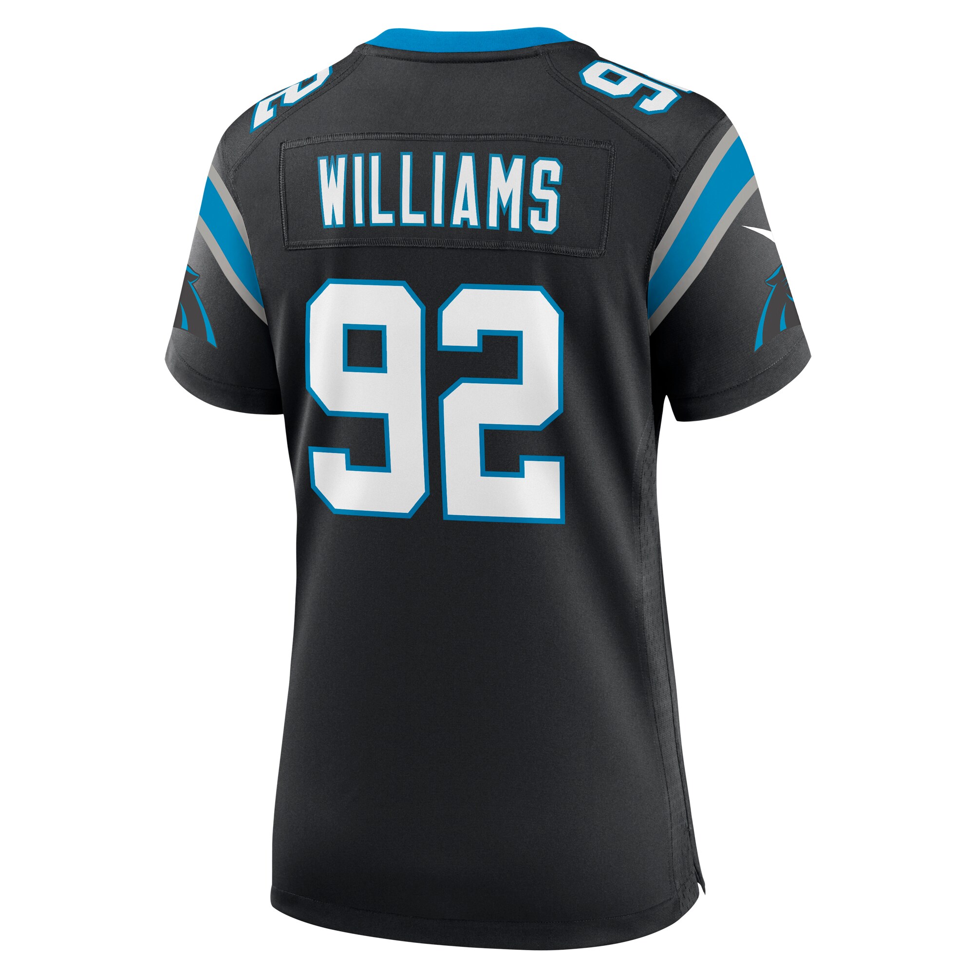 Raequan Williams Carolina Panthers Nike Women’s Team Game Jersey – Black - Image 3