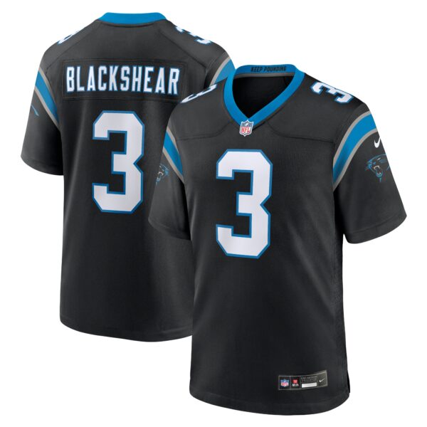 Raheem Blackshear Carolina Panthers Nike Team Game Jersey – Black