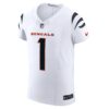 Ja’Marr Chase Cincinnati Bengals Nike Vapor F.U.S.E. Elite Jersey – White