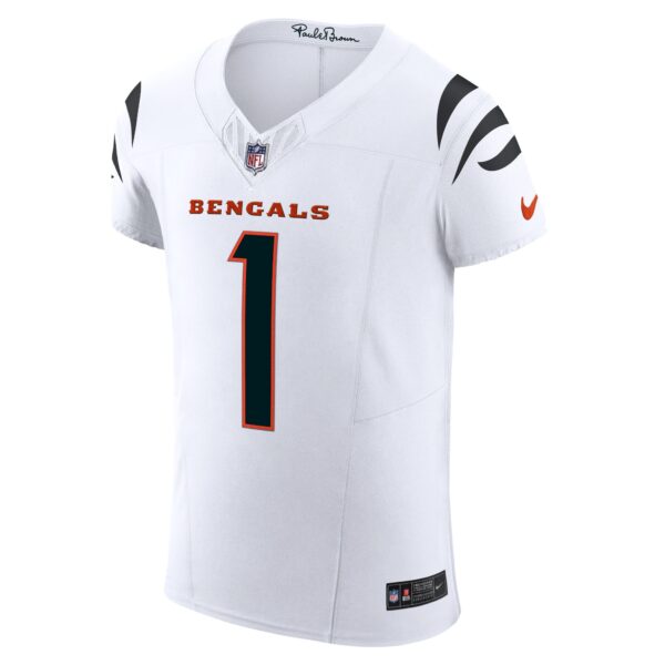 Ja’Marr Chase Cincinnati Bengals Nike Vapor F.U.S.E. Elite Jersey – White