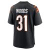 Ickey Woods Cincinnati Bengals Nike Retired Player Game Jersey – Black
