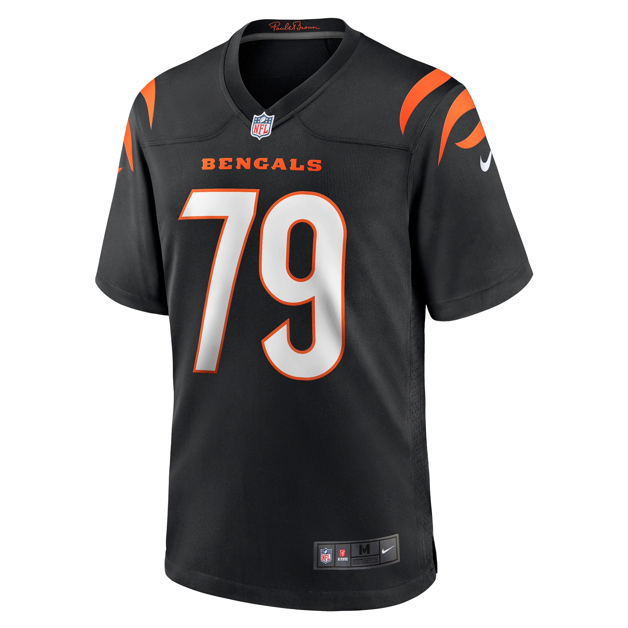 Jackson Carman Cincinnati Bengals Nike Game Jersey – Black