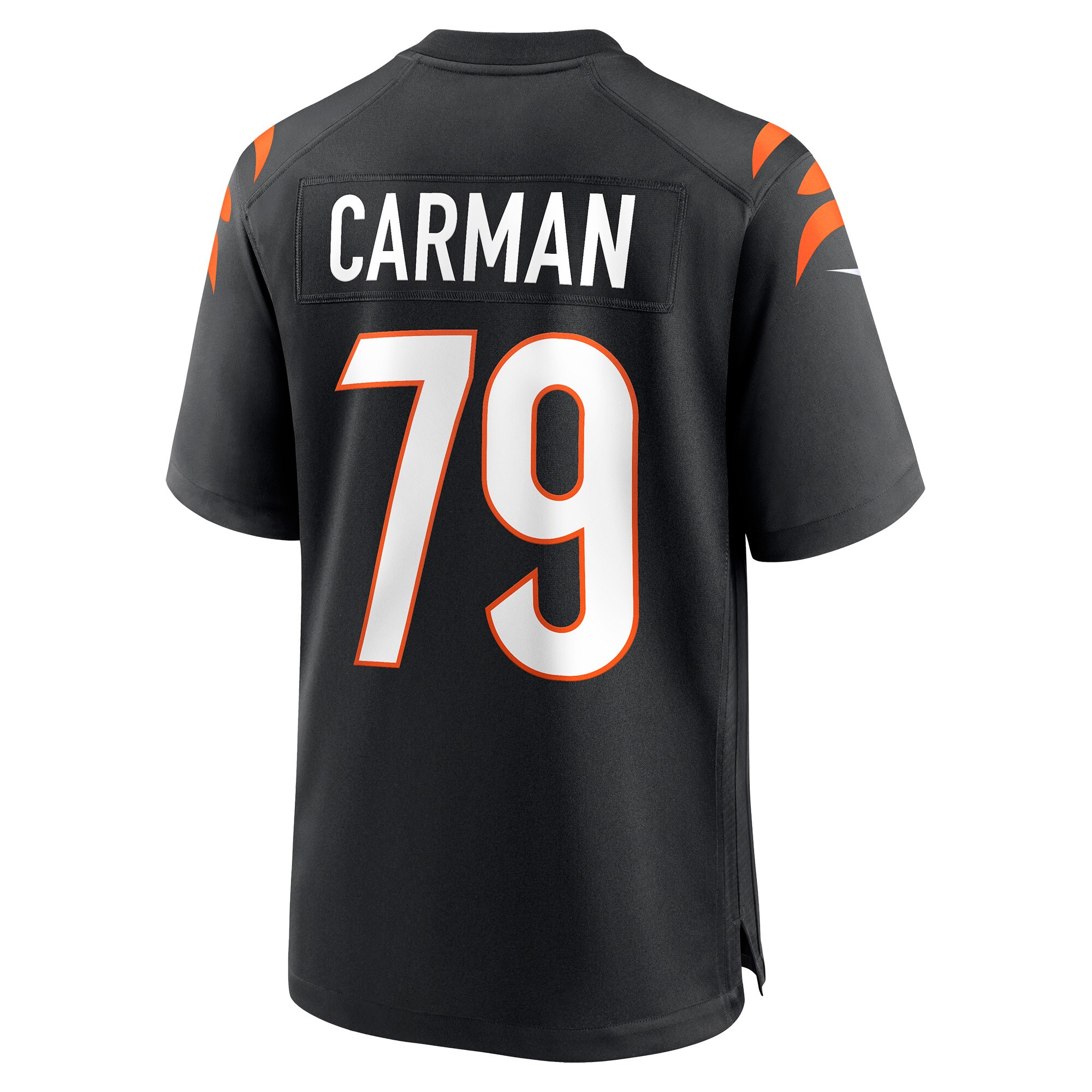 Jackson Carman Cincinnati Bengals Nike Game Jersey – Black - Image 2