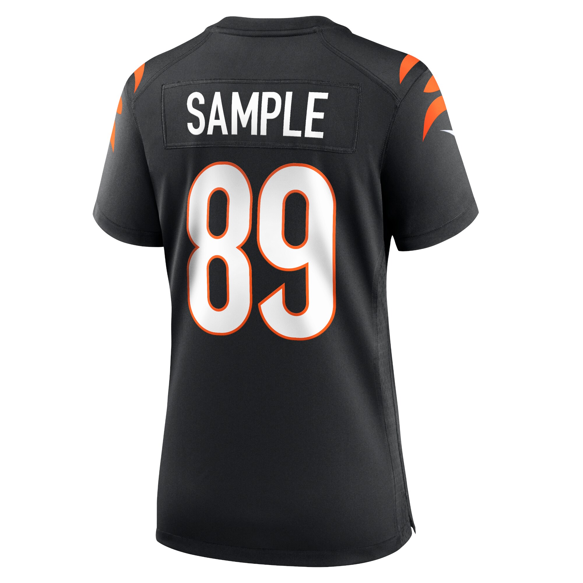 Drew Sample Cincinnati Bengals Women’s Nike Game Jersey – Black - Image 2