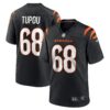 Josh Tupou Cincinnati Bengals Nike Game Player Jersey – Black