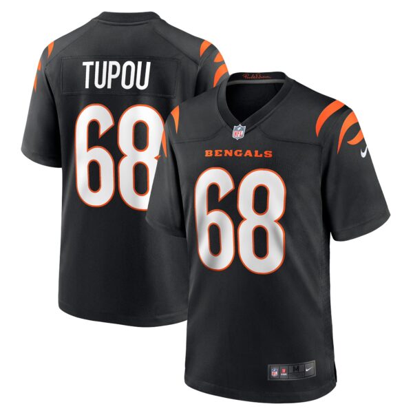 Josh Tupou Cincinnati Bengals Nike Game Player Jersey – Black