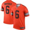 Baker Mayfield Cleveland Browns Nike Inverted Legend Jersey – Orange