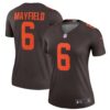 Baker Mayfield Cleveland Browns Nike Women’s Alternate Legend Jersey – Brown