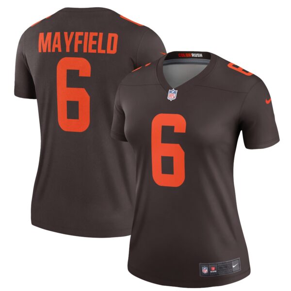 Baker Mayfield Cleveland Browns Nike Women’s Alternate Legend Jersey – Brown