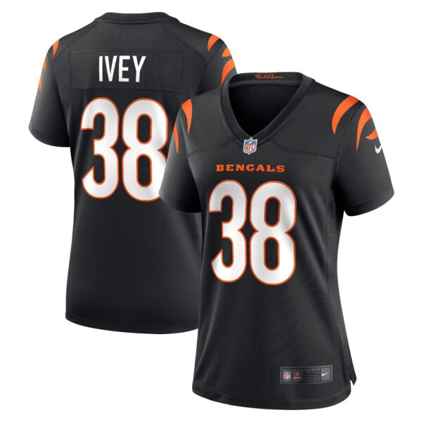 DJ Ivey Cincinnati Bengals Nike Women’s Team Game Jersey – Black