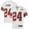 Nick Chubb Cleveland Browns Nike Youth Game Jersey – White