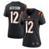Shedrick Jackson Cincinnati Bengals Nike Women’s Team Game Jersey – Black