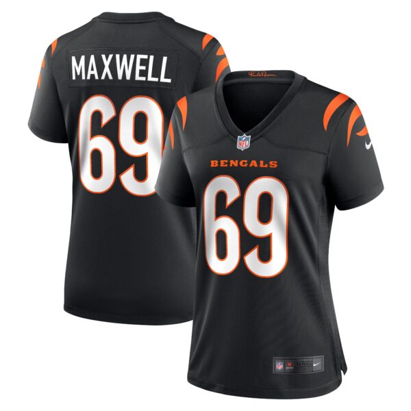 Devonnsha Maxwell Cincinnati Bengals Nike Women’s Team Game Jersey – Black