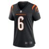 Jake Browning Cincinnati Bengals Nike Women’s Game Jersey – Black
