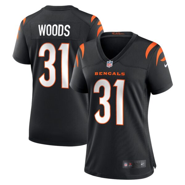 Ickey Woods Cincinnati Bengals Nike Women’s Retired Player Game Jersey – Black