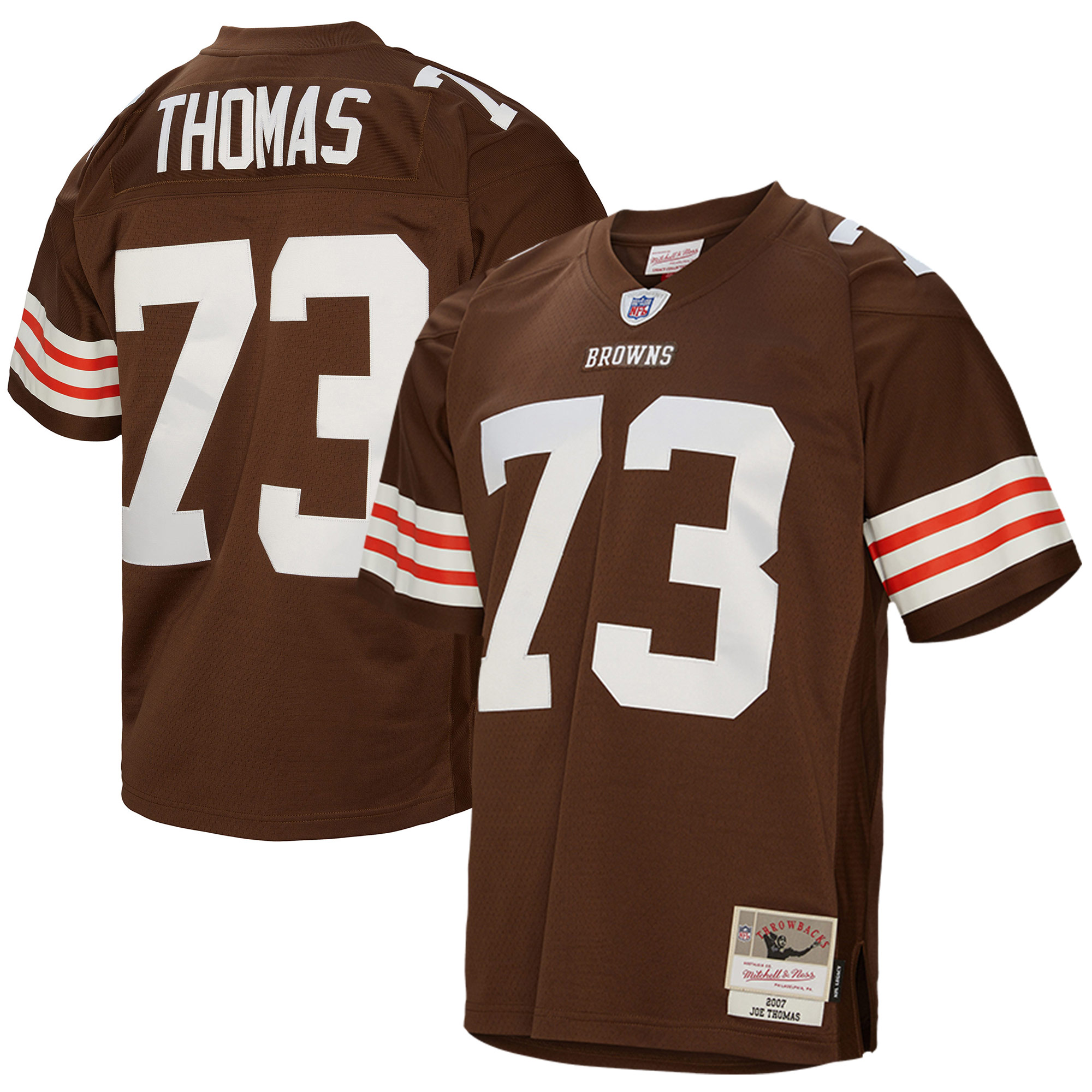 Joe Thomas Cleveland Browns Mitchell & Ness Legacy Jersey – Brown