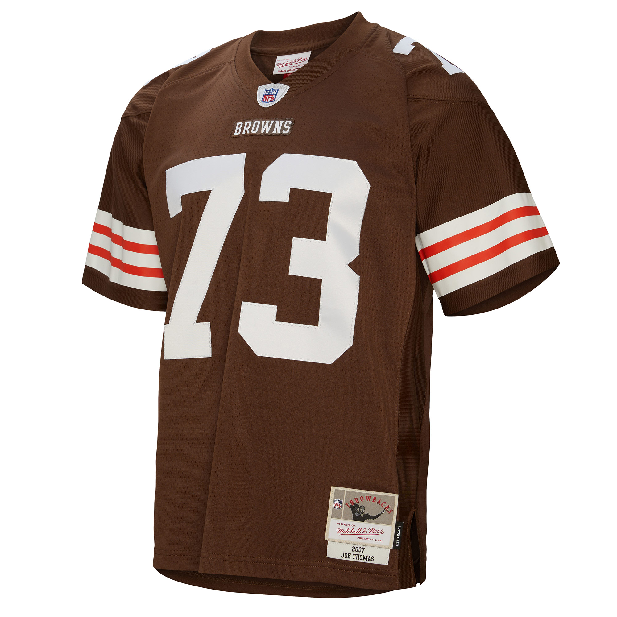 Joe Thomas Cleveland Browns Mitchell & Ness Legacy Jersey – Brown - Image 2
