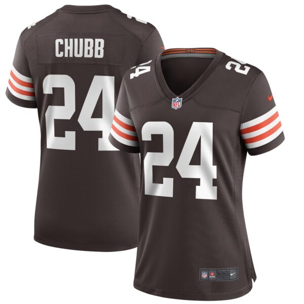 Nick Chubb Cleveland Browns Nike Women’s Game Jersey – Brown
