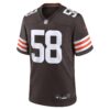 Jordan Hicks Cleveland Browns Nike Game Jersey – Brown