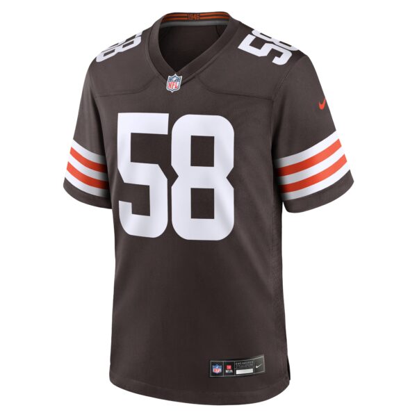 Jordan Hicks Cleveland Browns Nike Game Jersey – Brown