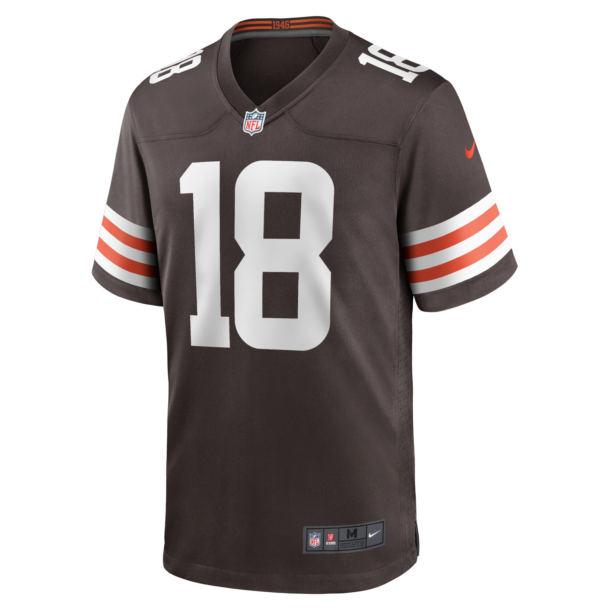 David Bell Cleveland Browns Nike Game Jersey – Brown - Image 2