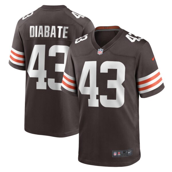 Mohamoud Diabate Cleveland Browns Nike Team Game Jersey – Brown
