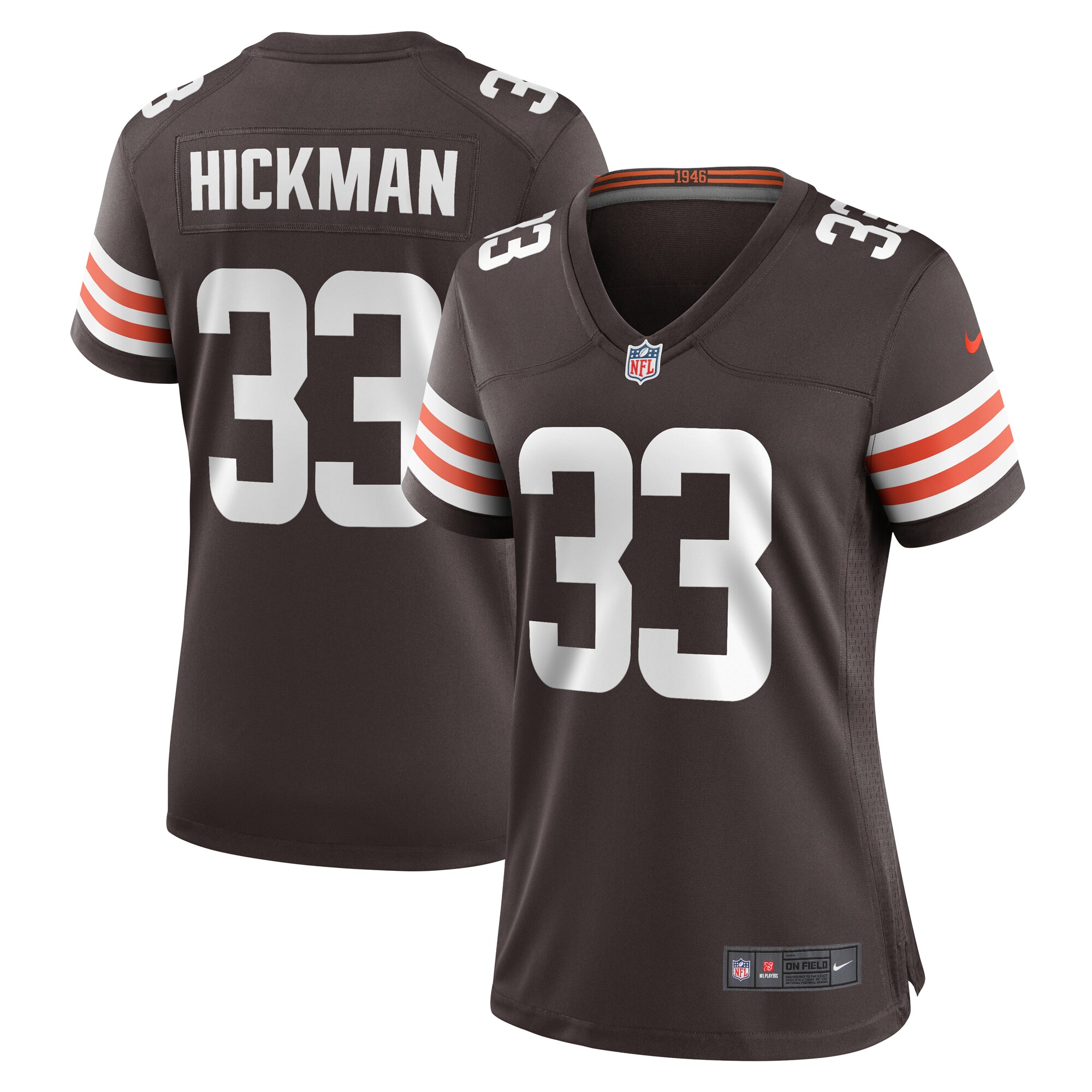 Ronnie Hickman Cleveland Browns Nike Women’s Team Game Jersey – Brown
