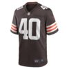 Matthew Adams Cleveland Browns Nike Game Player Jersey – Brown