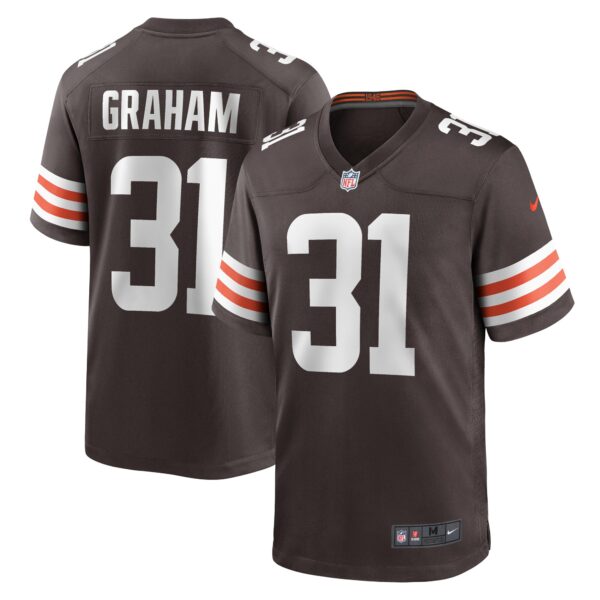 Thomas Graham Jr. Cleveland Browns Nike Team Game Jersey – Brown
