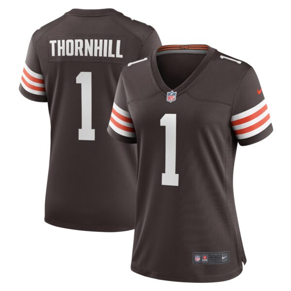 Juan Thornhill Cleveland Browns Nike Women’s Team Game Jersey – Brown