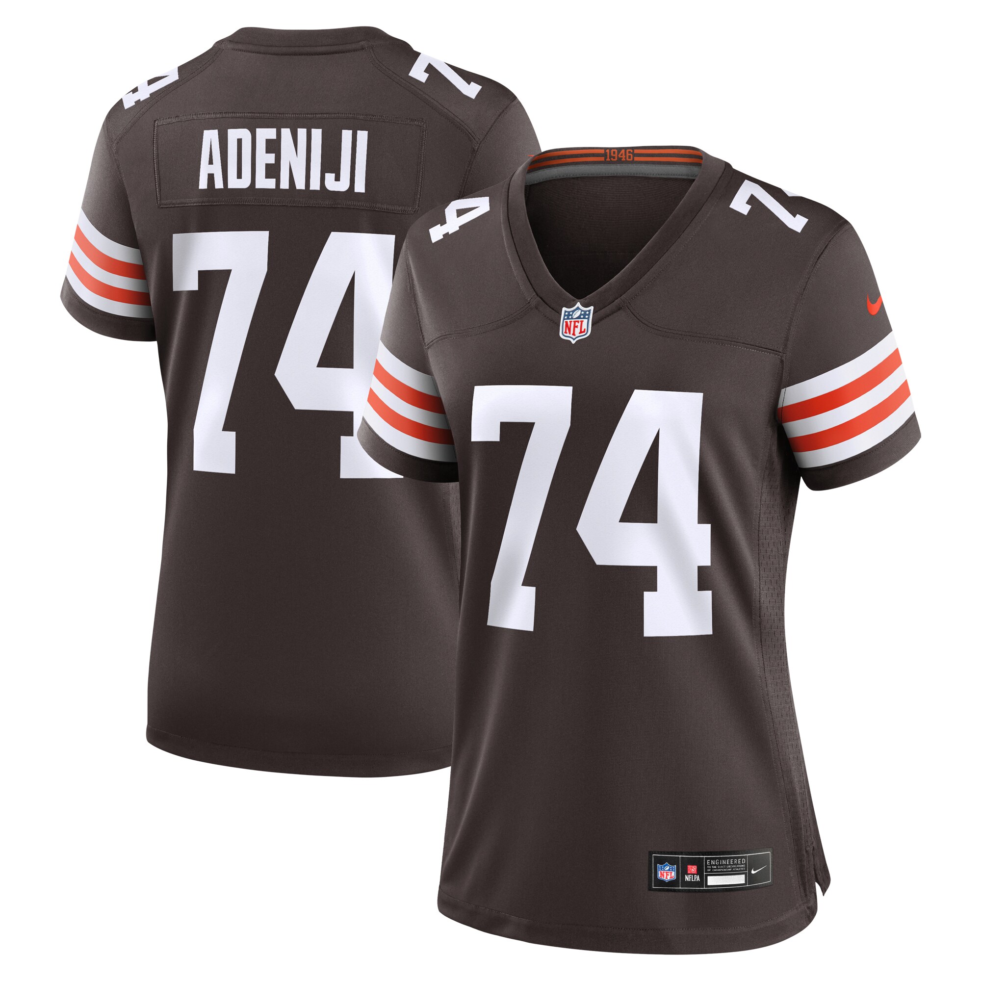 Hakeem Adeniji Cleveland Browns Nike Women’s Game Jersey – Brown