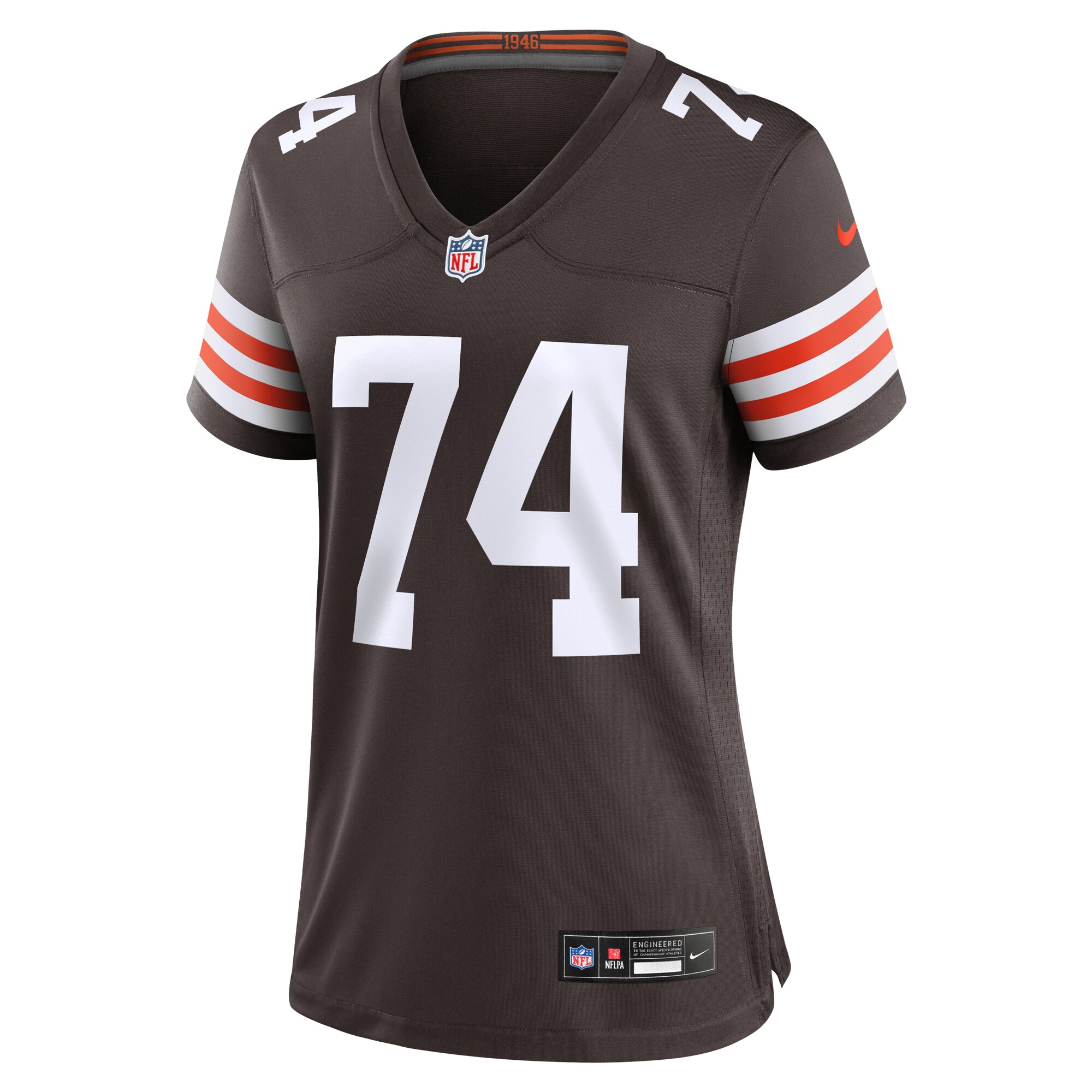 Hakeem Adeniji Cleveland Browns Nike Women’s Game Jersey – Brown - Image 2