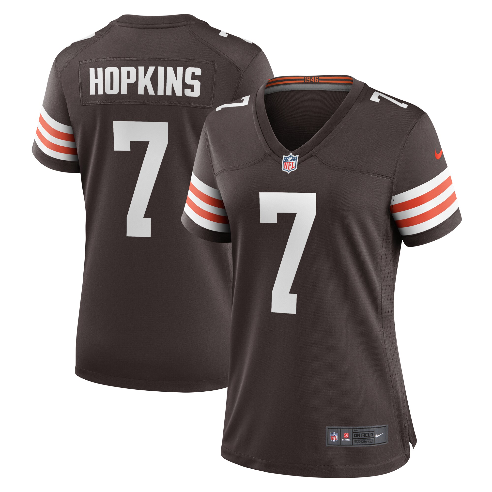 Dustin Hopkins Cleveland Browns Nike Women’s Team Game Jersey – Brown