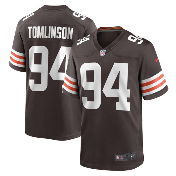Dalvin Tomlinson Cleveland Browns Nike Game Player Jersey – Brown