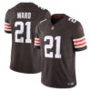 Denzel Ward Cleveland Browns Nike Vapor F.U.S.E. Limited Jersey – Brown