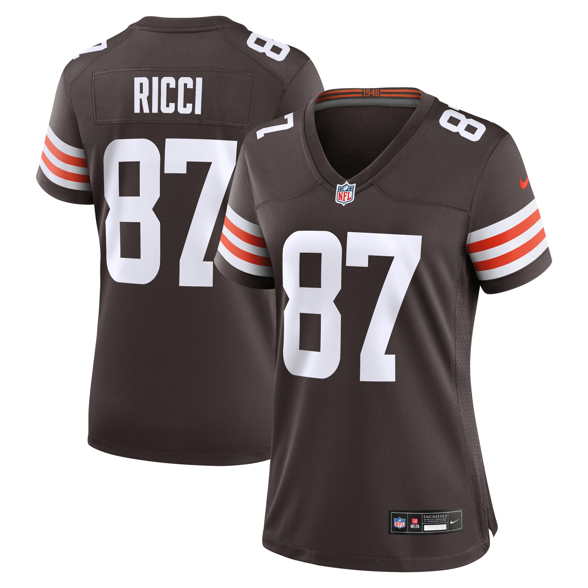 Giovanni Ricci Cleveland Browns Nike Women’s Game Jersey – Brown