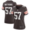 Clay Matthews Cleveland Browns Nike Women’s Game Retired Player Jersey – Brown