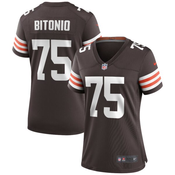 Joel Bitonio Cleveland Browns Nike Women’s Game Jersey – Brown