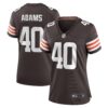 Matthew Adams Cleveland Browns Nike Women’s Nike Women’s Team Color Jersey – Brown