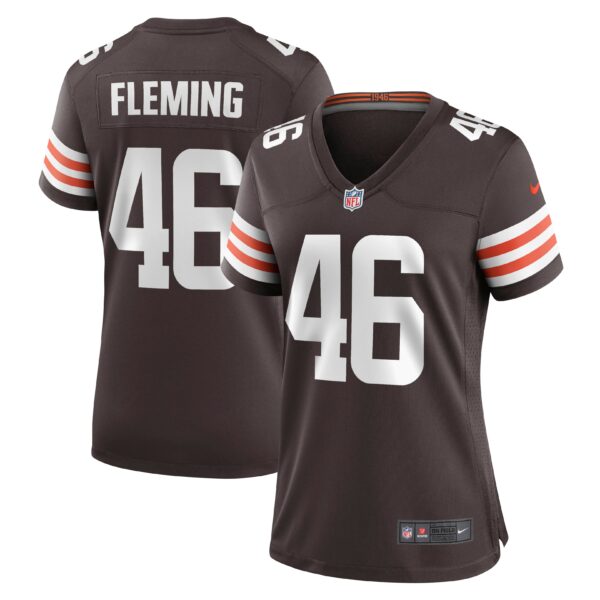 Don Fleming Cleveland Browns Nike Women’s Retired Player Jersey – Brown