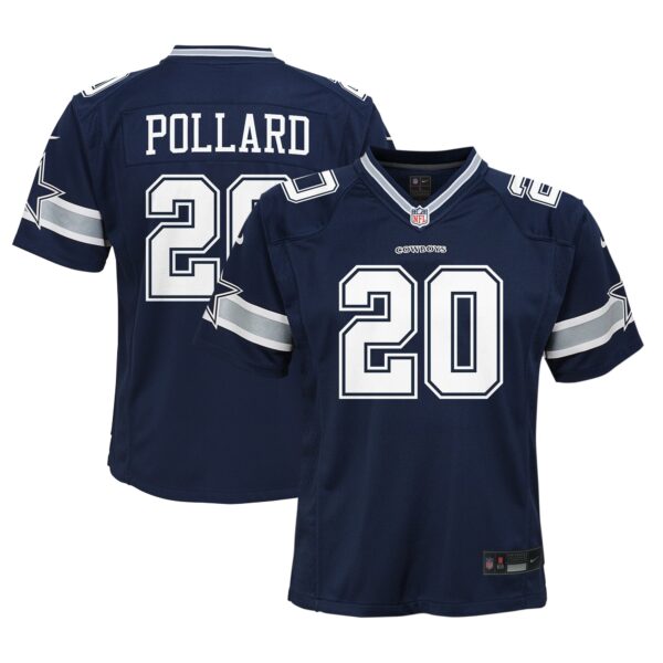 Tony Pollard Dallas Cowboys Nike Youth Game Jersey – Navy