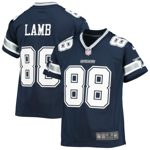 CeeDee Lamb Dallas Cowboys Nike Youth Player Game Jersey – Navy