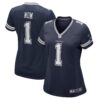 Number 1 Mom Dallas Cowboys Nike Women’s Game Jersey – Navy