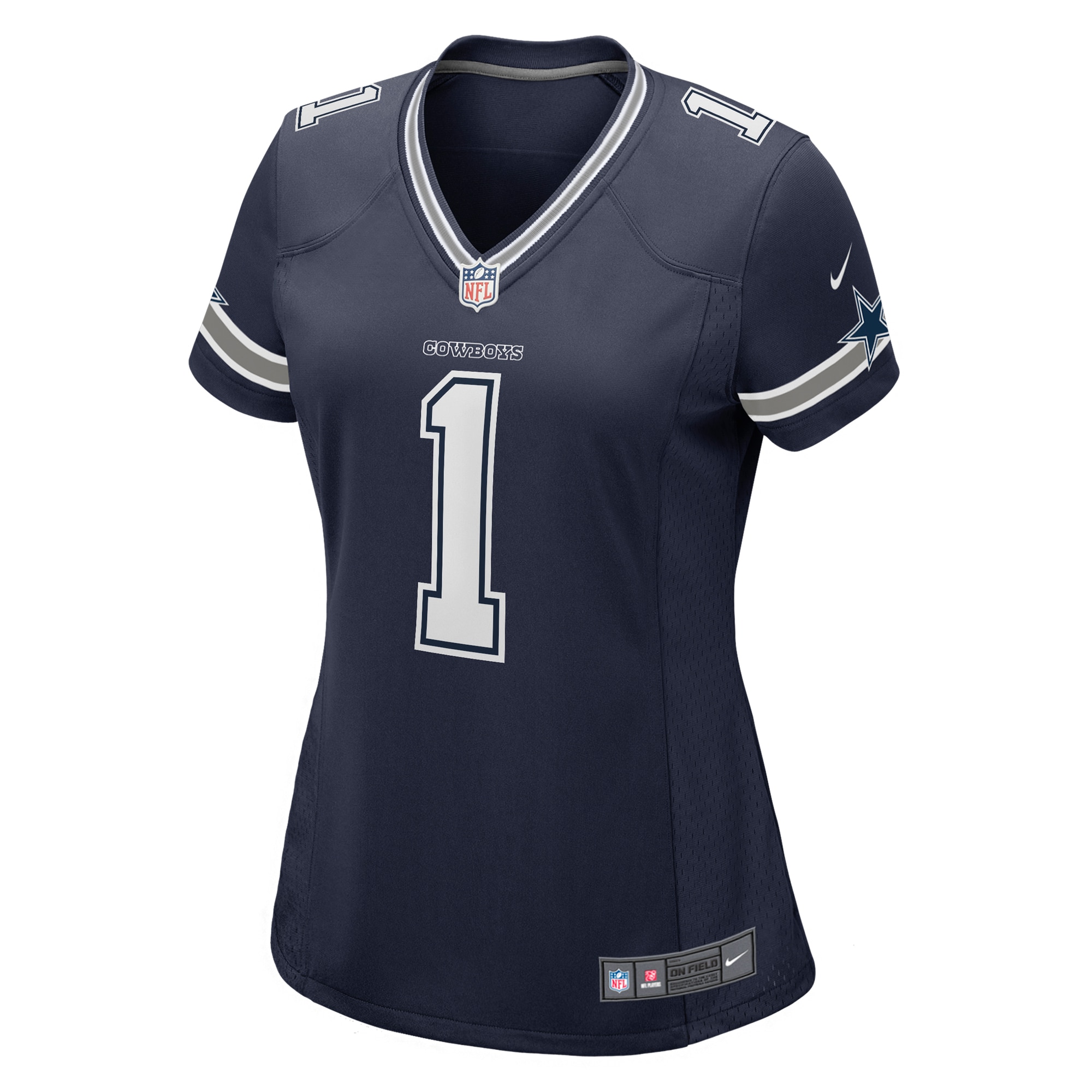 Number 1 Mom Dallas Cowboys Nike Women’s Game Jersey – Navy - Image 2